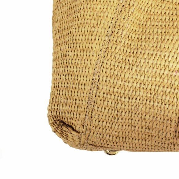 Michael by Michael Kors Natural Straw Satchel Bag - Picture 8 of 10